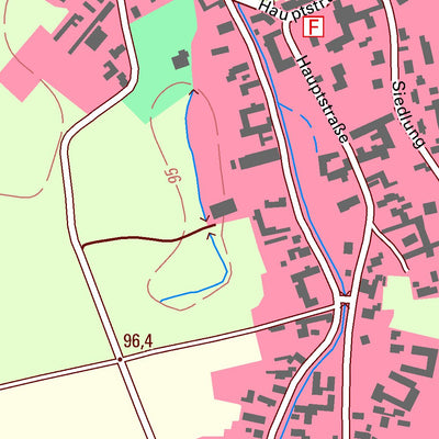 Staatsbetrieb Geobasisinformation und Vermessung Sachsen Langenreichenbach, Mockrehna (1:10,000 scale) digital map