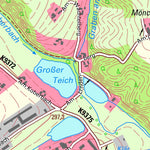 Staatsbetrieb Geobasisinformation und Vermessung Sachsen Langenreinsdorf, Crimmitschau, Stadt (1:10,000 scale) digital map