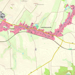 Staatsbetrieb Geobasisinformation und Vermessung Sachsen Langenwolmsdorf, Stolpen, Stadt (1:10,000 scale) digital map