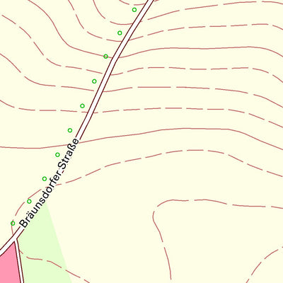 Staatsbetrieb Geobasisinformation und Vermessung Sachsen Langhennersdorf, Oberschöna (1:10,000 scale) digital map