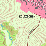Staatsbetrieb Geobasisinformation und Vermessung Sachsen Lastau, Colditz, Stadt (1:10,000 scale) digital map