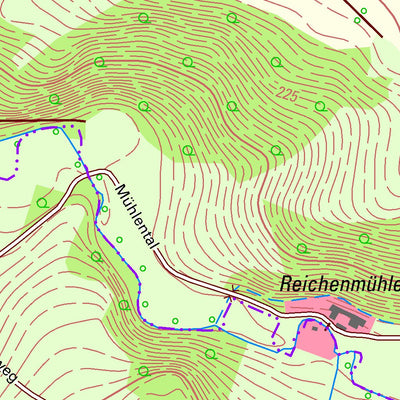 Staatsbetrieb Geobasisinformation und Vermessung Sachsen Lastau, Colditz, Stadt (1:10,000 scale) digital map