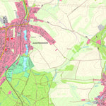 Staatsbetrieb Geobasisinformation und Vermessung Sachsen Lausa/Friedersdorf, Dresden, Stadt (1:10,000 scale) digital map