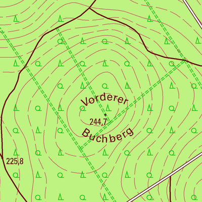 Staatsbetrieb Geobasisinformation und Vermessung Sachsen Laußnitz, Laußnitz (1:10,000 scale) digital map