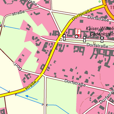 Staatsbetrieb Geobasisinformation und Vermessung Sachsen Lauta, Dorf, Lauta, Stadt (1:10,000 scale) digital map