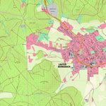 Staatsbetrieb Geobasisinformation und Vermessung Sachsen Lauter, Lauter-Bernsbach, Stadt (1:10,000 scale) digital map