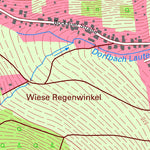 Staatsbetrieb Geobasisinformation und Vermessung Sachsen Lauter, Lauter-Bernsbach, Stadt (1:10,000 scale) digital map