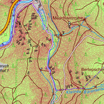 Staatsbetrieb Geobasisinformation und Vermessung Sachsen Lauter, Lauter-Bernsbach, Stadt (1:25,000 scale) digital map
