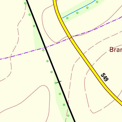 Staatsbetrieb Geobasisinformation und Vermessung Sachsen Lauterbach, Bad Lausick, Stadt (1:10,000 scale) digital map