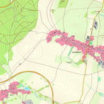 Staatsbetrieb Geobasisinformation und Vermessung Sachsen Lauterbach, Marienberg, Stadt (1:10,000 scale) digital map