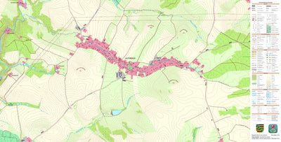 Staatsbetrieb Geobasisinformation und Vermessung Sachsen Lauterbach, Stolpen, Stadt (1:10,000 scale) digital map