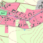 Staatsbetrieb Geobasisinformation und Vermessung Sachsen Lauterbach, Stolpen, Stadt (1:10,000 scale) digital map