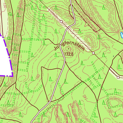 Staatsbetrieb Geobasisinformation und Vermessung Sachsen Leippe, Lauta, Stadt (1:25,000 scale) digital map