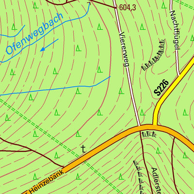 Staatsbetrieb Geobasisinformation und Vermessung Sachsen Lengefeld, Pockau-Lengefeld, Stadt (1:10,000 scale) digital map