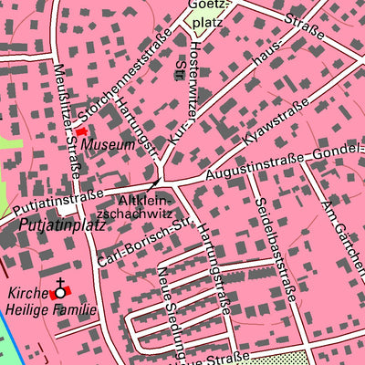 Staatsbetrieb Geobasisinformation und Vermessung Sachsen Leuben, Dresden, Stadt (1:10,000 scale) digital map
