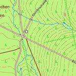 Staatsbetrieb Geobasisinformation und Vermessung Sachsen Leubnitz, Werdau, Stadt 2 (1:10,000 scale) digital map