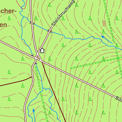 Staatsbetrieb Geobasisinformation und Vermessung Sachsen Leubnitz, Werdau, Stadt 2 (1:10,000 scale) digital map