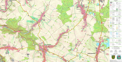 Staatsbetrieb Geobasisinformation und Vermessung Sachsen Leubsdorf, Leubsdorf (1:25,000 scale) digital map