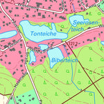 Staatsbetrieb Geobasisinformation und Vermessung Sachsen Leulitz, Bennewitz (1:10,000 scale) digital map
