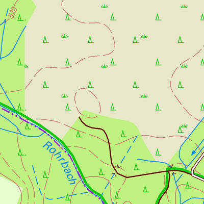 Staatsbetrieb Geobasisinformation und Vermessung Sachsen Lichtenau, Stützengrün (1:10,000 scale) digital map