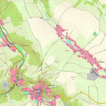 Staatsbetrieb Geobasisinformation und Vermessung Sachsen Liebenau, Altenberg, Stadt (1:10,000 scale) digital map