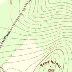 Staatsbetrieb Geobasisinformation und Vermessung Sachsen Liebenau, Altenberg, Stadt (1:10,000 scale) digital map