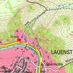 Staatsbetrieb Geobasisinformation und Vermessung Sachsen Liebenau, Altenberg, Stadt (1:10,000 scale) digital map