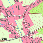 Staatsbetrieb Geobasisinformation und Vermessung Sachsen Lieske, Oßling (1:10,000 scale) digital map