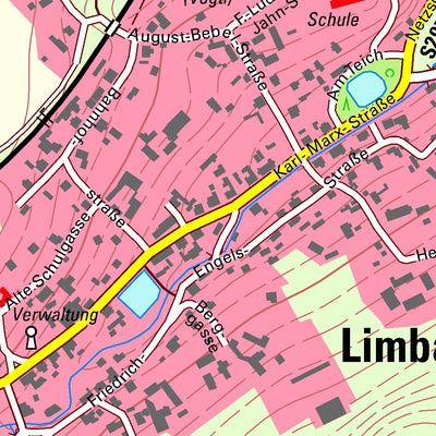 Staatsbetrieb Geobasisinformation und Vermessung Sachsen Limbach, Limbach (1:10,000 scale) digital map