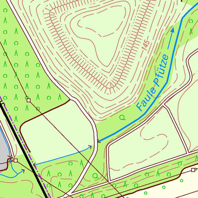 Staatsbetrieb Geobasisinformation und Vermessung Sachsen Lippendorf, Neukieritzsch (1:10,000 scale) digital map