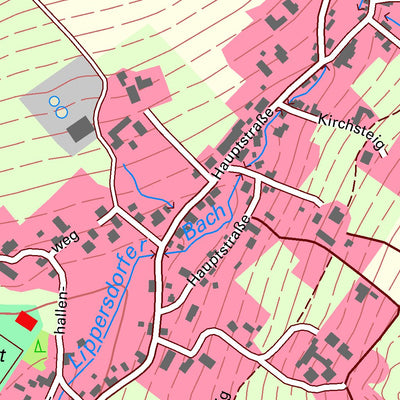 Staatsbetrieb Geobasisinformation und Vermessung Sachsen Lippersdorf, Pockau-Lengefeld, Stadt (1:10,000 scale) digital map