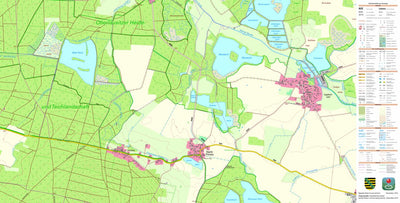 Staatsbetrieb Geobasisinformation und Vermessung Sachsen Lippitsch, Radibor (1:10,000 scale) digital map