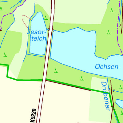 Staatsbetrieb Geobasisinformation und Vermessung Sachsen Lippitsch, Radibor (1:10,000 scale) digital map