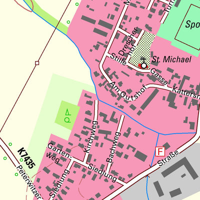 Staatsbetrieb Geobasisinformation und Vermessung Sachsen Lissa, Wiedemar (1:10,000 scale) digital map