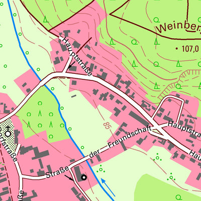 Staatsbetrieb Geobasisinformation und Vermessung Sachsen Löbnitz, Löbnitz 1 (1:10,000 scale) digital map