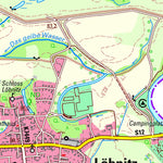 Staatsbetrieb Geobasisinformation und Vermessung Sachsen Löbnitz, Löbnitz (1:25,000 scale) digital map