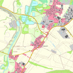 Staatsbetrieb Geobasisinformation und Vermessung Sachsen Löbschütz, Zwenkau, Stadt (1:10,000 scale) digital map