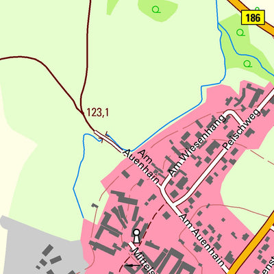 Staatsbetrieb Geobasisinformation und Vermessung Sachsen Löbschütz, Zwenkau, Stadt (1:10,000 scale) digital map