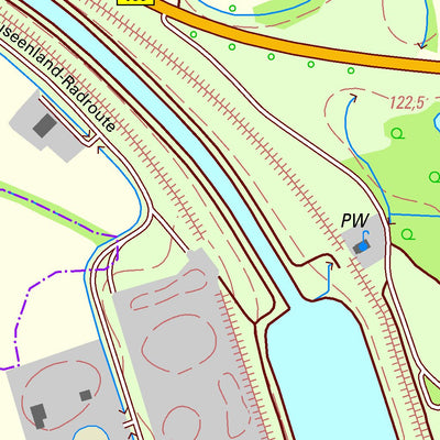 Staatsbetrieb Geobasisinformation und Vermessung Sachsen Löbschütz, Zwenkau, Stadt (1:10,000 scale) digital map