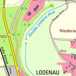 Staatsbetrieb Geobasisinformation und Vermessung Sachsen Lodenau, Rothenburg/O.L., Stadt (1:10,000 scale) digital map