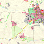 Staatsbetrieb Geobasisinformation und Vermessung Sachsen Lommatzsch, Lommatzsch, Stadt (1:10,000 scale) digital map