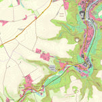 Staatsbetrieb Geobasisinformation und Vermessung Sachsen Löthain, Käbschütztal (1:10,000 scale) digital map