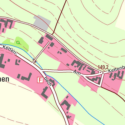 Staatsbetrieb Geobasisinformation und Vermessung Sachsen Lötzschen, Thiendorf (1:10,000 scale) digital map
