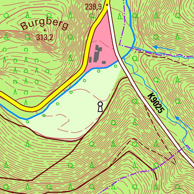 Staatsbetrieb Geobasisinformation und Vermessung Sachsen Lungkwitz, Kreischa (1:10,000 scale) digital map