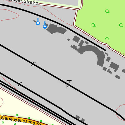 Staatsbetrieb Geobasisinformation und Vermessung Sachsen Lützschena-Stahmeln, Leipzig, Stadt (1:10,000 scale) digital map