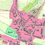Staatsbetrieb Geobasisinformation und Vermessung Sachsen Mahlis, Wermsdorf (1:10,000 scale) digital map