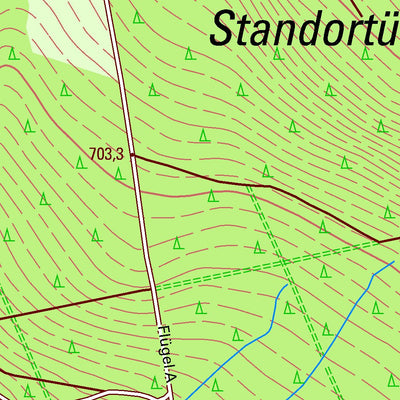 Staatsbetrieb Geobasisinformation und Vermessung Sachsen Marienberg, Marienberg, Stadt (1:10,000 scale) digital map