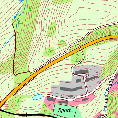 Staatsbetrieb Geobasisinformation und Vermessung Sachsen Markersbach, Raschau-Markersbach 1 (1:10,000 scale) digital map