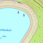 Staatsbetrieb Geobasisinformation und Vermessung Sachsen Markersbach, Raschau-Markersbach 2 (1:10,000 scale) digital map