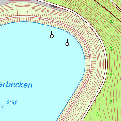 Staatsbetrieb Geobasisinformation und Vermessung Sachsen Markersbach, Raschau-Markersbach 2 (1:10,000 scale) digital map